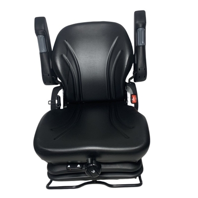 Universal Forklift Seat with Integrated Steel Armrest Fold Down Backrest Guaranteed
