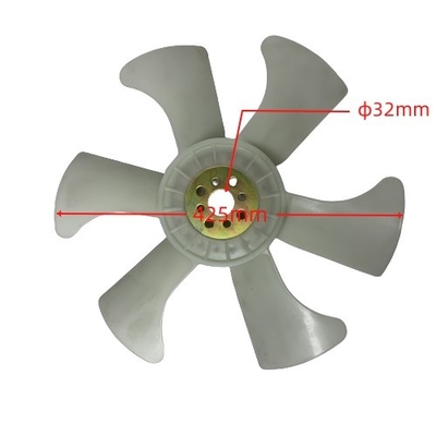 Food Beverage Forklift Parts Radiator Fan Blade Plastic For ISUZU 4JG2 8-94483-894-0