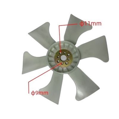 Food Beverage Forklift Parts Radiator Fan Blade Plastic For ISUZU 4JG2 8-94483-894-0